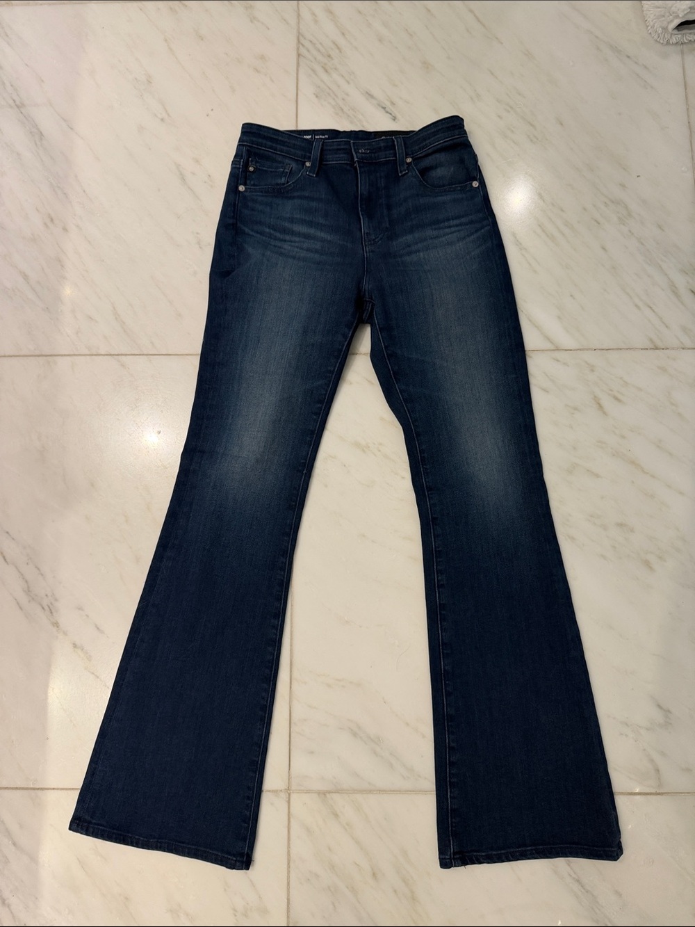 AG Farrah Boot Mid rise Indigo Flare Jeans